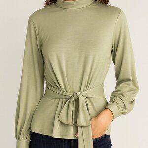 Elegant PORTS INTERNATIONAL Vintage Chartreuse Women's Top